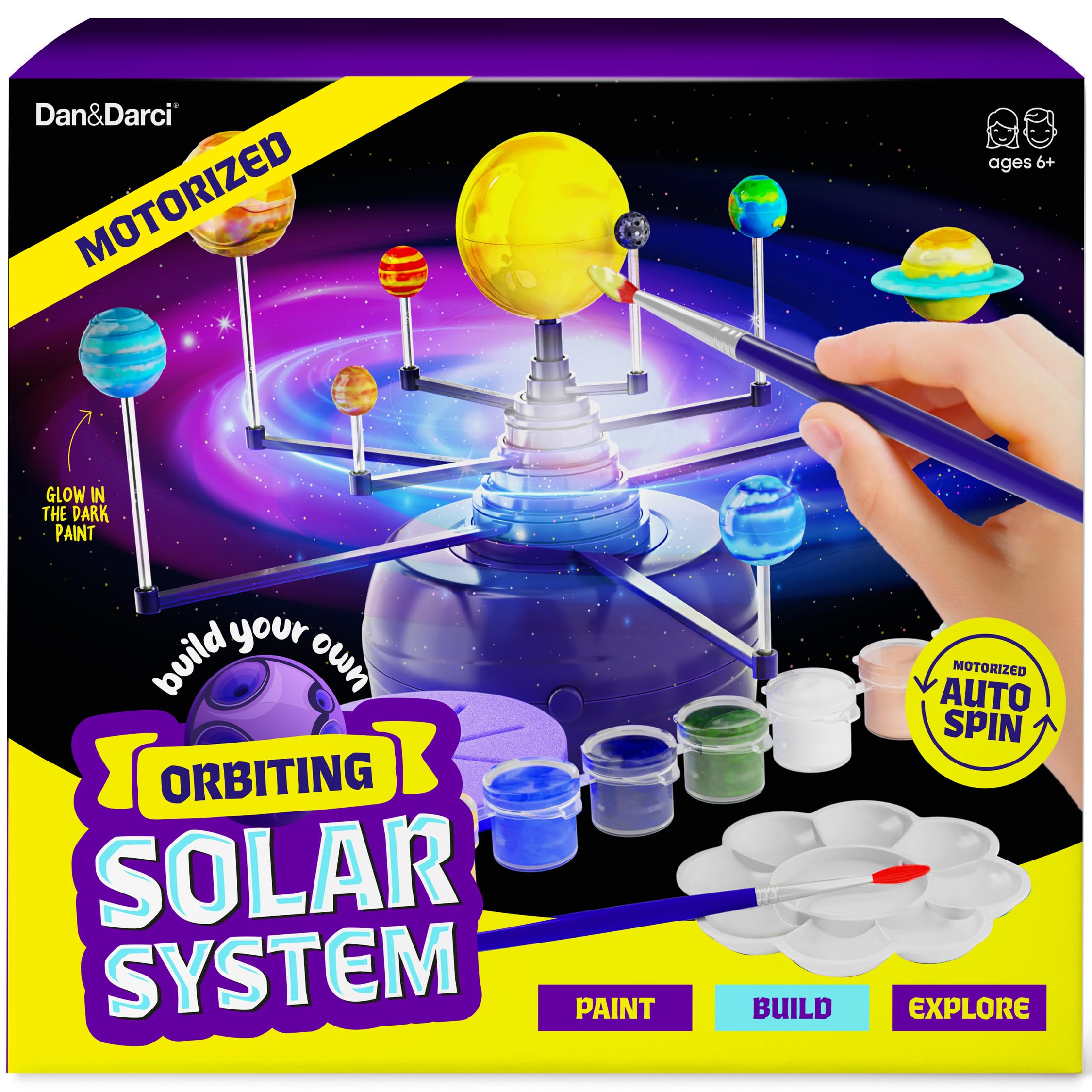 Dan&Darci 360° Orbiting Solar System Model Kit